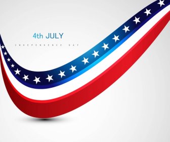 Bandeira Americana, Dia De Independência Americana De 4 De Julho