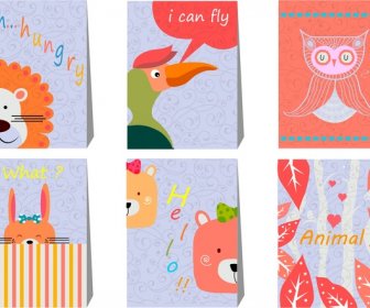 Animals And Plant Education Banner With Cute Design