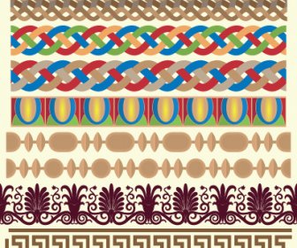 アンティーク装飾的なパターンの国境ベクトル
