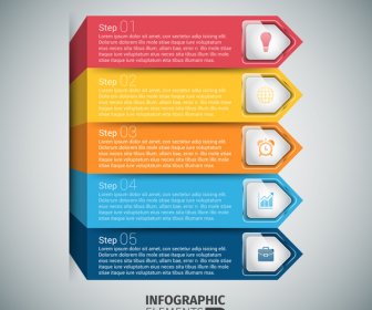 Panah Tangga Infographic Template