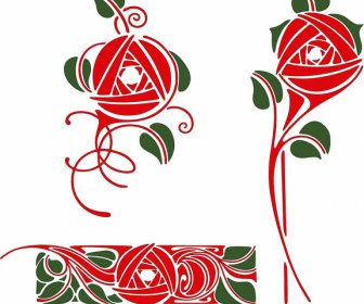 Diseños Artísticos De Rosas
