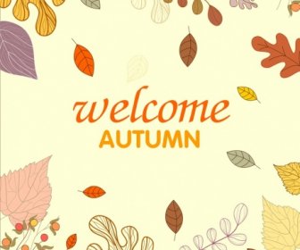 Autumn Banner Classical Leaves Ornament
