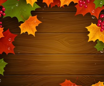 秋の収穫の背景のベクトル