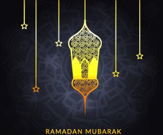 Background Ramadan Mubarak Vector Design Set