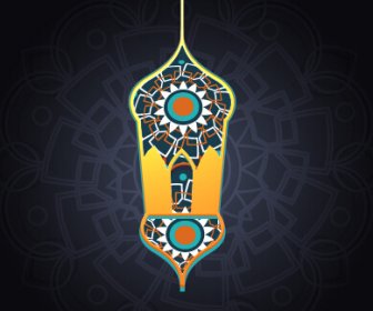 Fundo De Ramadan Mubarak Vetor Projeto Conjunto