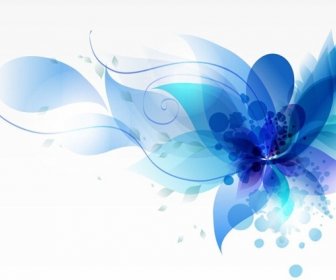 Background With Abstract Flower
