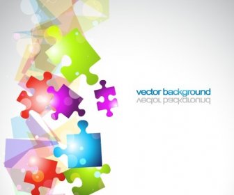 Backgrounds With 3d Shapes Vector Graphic