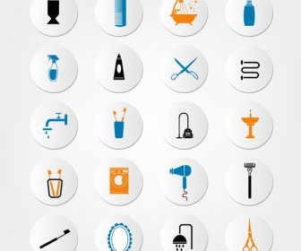 Bathroom And Toilet Icons