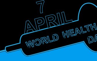 美しいブルーのカラフルな概念医療の背景世界健康日ベクター デザイン