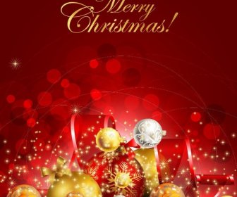 Beautiful Christmas Background Vector Graphic