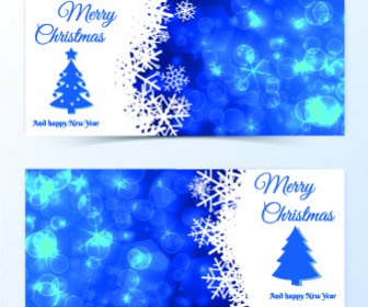 Beautiful Christmas Cards Design Vector