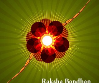 Hermoso Festival Raksha Bandhan Background Vector