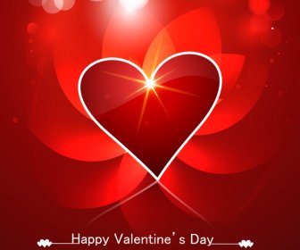 Schöne Freunde Herz Ewig Für Happy Valentines Tag Stilvoll Text Farbigen Hintergrund Vektor