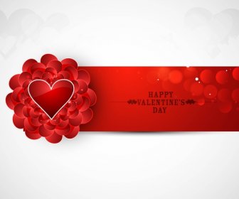 Güzel Kalp şık Metin Sevgililer Günü Kartı Tasarımı