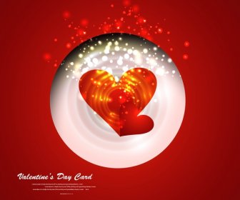 Design De Cartão De Dia Dos Namorados De Texto Elegante Lindo Coração