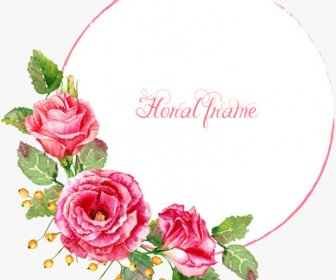Beautiful Pink Flower Vector Art Background