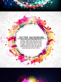 Beautiful Ring Frame Vector