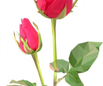 Beautiful Roses Vector -6