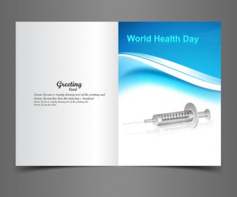 красивые векторные поздравительных открыток мир здоровья день фон иллюстрации