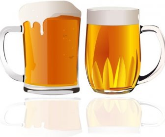 啤酒廣告背景眼鏡圖示彩色反射裝飾