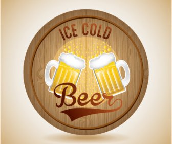Beer Stickers Creative Design
