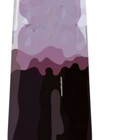 Berry Suco ícone Colorido Esboço De Closeup Design Clássico