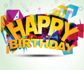 Best Happy Birthday Design Elements Vector Set