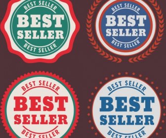 Best Seller Stamps Sets Colored Flat Circle Design