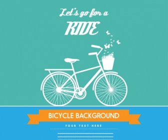 Bicycle Background White Silhouette Decoration