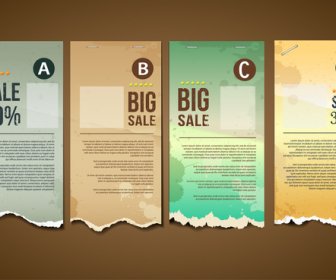 Big Sale Paper Banner Collection