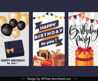 Birthday Banner Templates Eventful Gifts Balloons Ribbon Decor