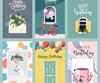 Birthday Card Templates Elegant Classic Themes Decor