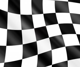 Black And White Checkered Background Vector