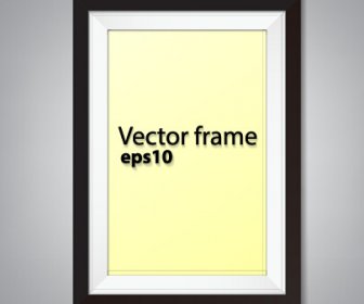 Schwarzen Rand Foto Frame Vektor-set