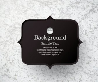 label hitam dengan latar belakang vektor