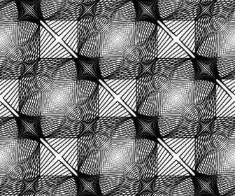 검은색과 흰색 추상 원활한 패턴 벡터 세트