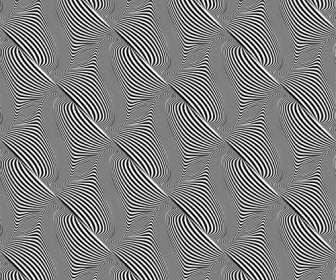 검은색과 흰색 추상 원활한 패턴 벡터 세트
