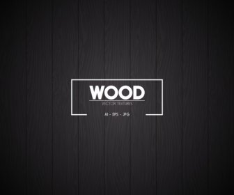 Black Wooden Plank Background