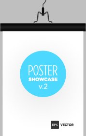Blank Poster Template Vector