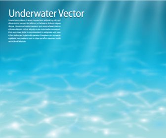 Blue Deep Sea Vector Background Art