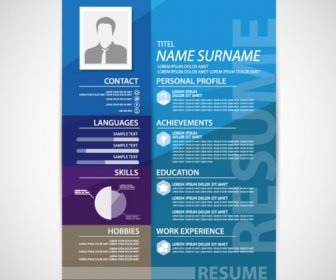 Blue Resume Template