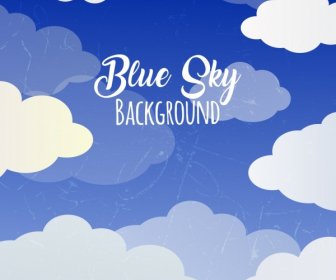 Blue Sky - Nuvole Bianche Decorazioni Design Retrò