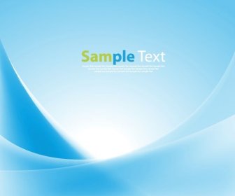 Blue Smooth Abstract Background Vector Illustration