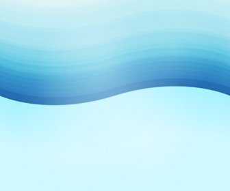 Blue Wave Abstract Background