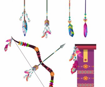 Boho Icons Colorful Classic Feather Decor
