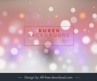 Bokeh Background Colored Sparkling Blurred Light Effect