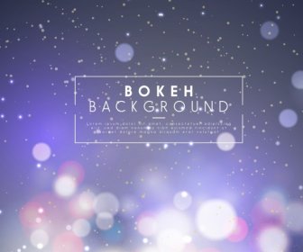 Bokeh Background Sparkling Circle Decoration