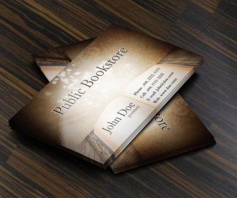 Bookstore Business Card Template