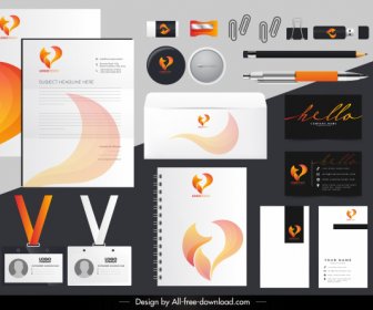 Brand Identity Sets Fire Logotype Sketch Dynamic Design