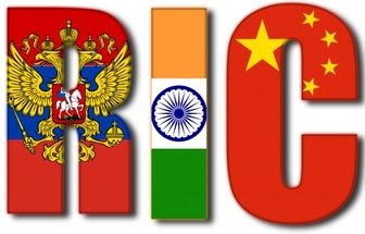 BRICS Diseño Promocional Ilustra Con Banderas
